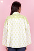Cambric Cotton Top in Floral Block Print